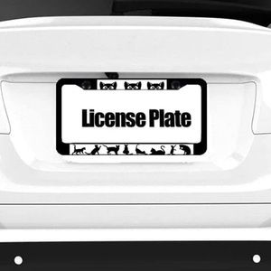 1 Cat themed Universal License Plate Holder